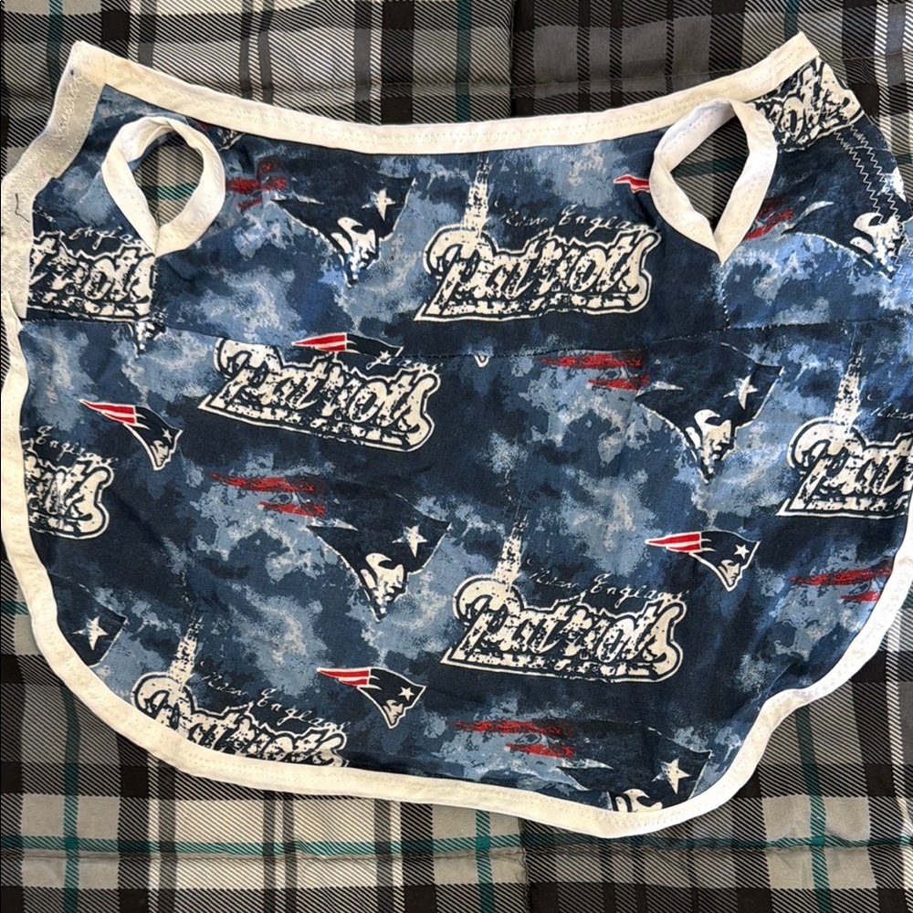 New England Patriots Blue XS dog top